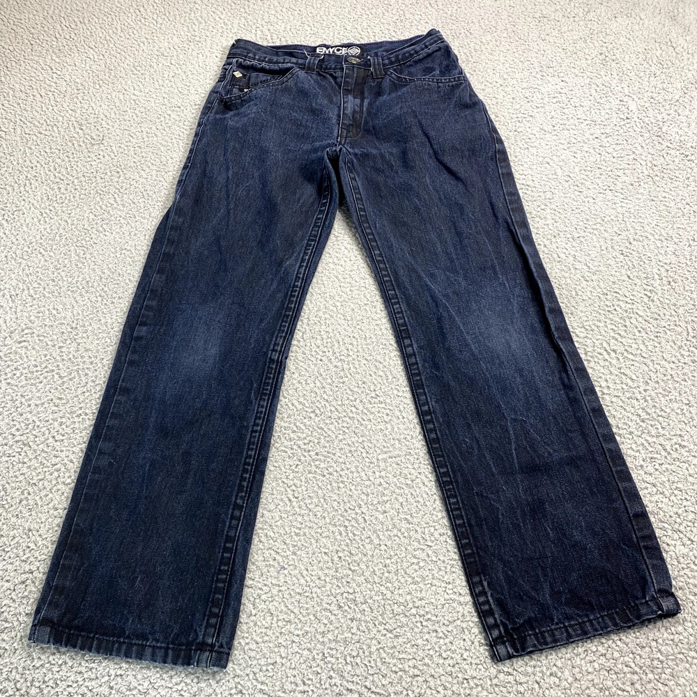VINTAGE ENYCE Jeans Mens 28x27‎ Denim Relaxed Straight Hip Hop Y2K ^